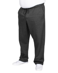 Bigdude Open Hem Sweatpants Charcoal